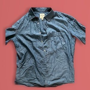 AE Indigo Longsleeve Button Up Size Large